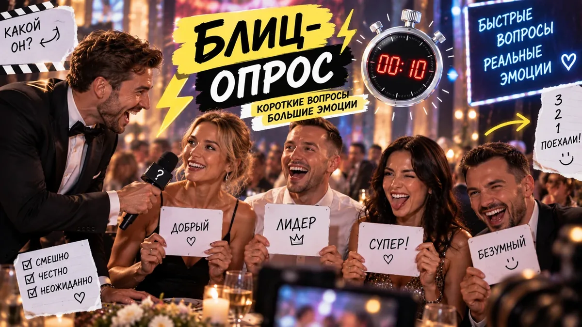 Обложка формата «Блиц-опрос»